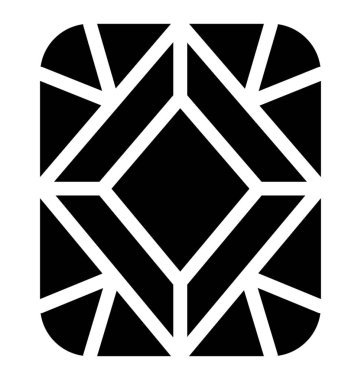 Elmas sağlam vektör simgesi