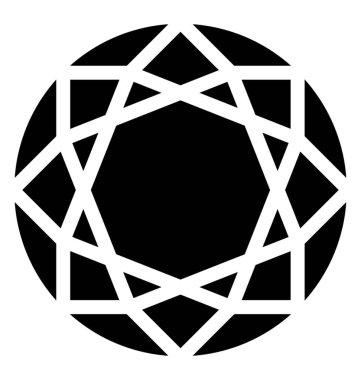 Elmas sağlam vektör simgesi