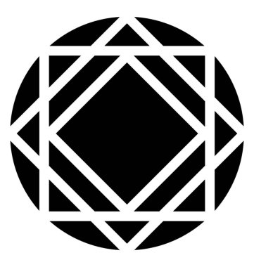 Elmas sağlam vektör simgesi