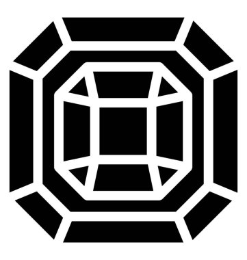 Elmas sağlam vektör simgesi