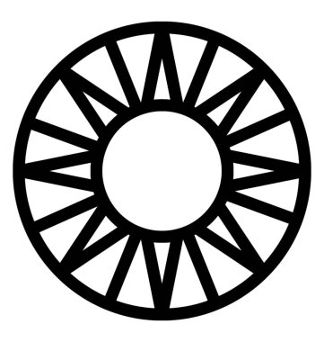 Elmas vektör çizgisi simgesi