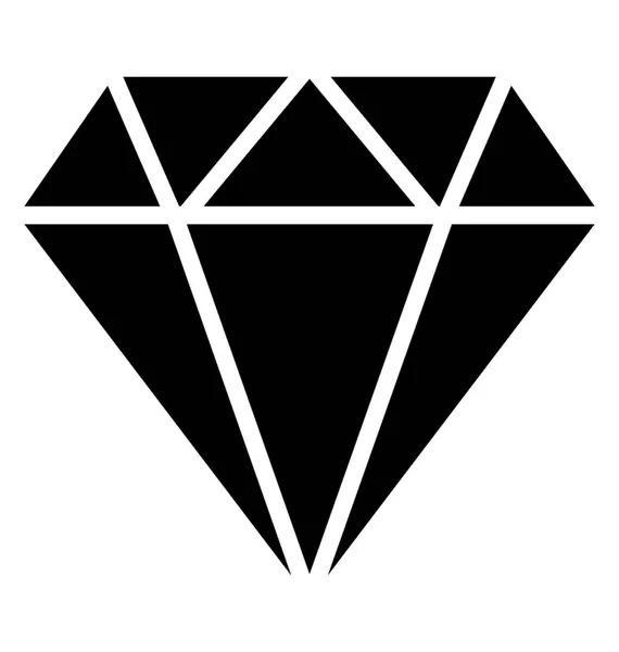 Dyrbar Ädelsten Diamond — Stock vektor