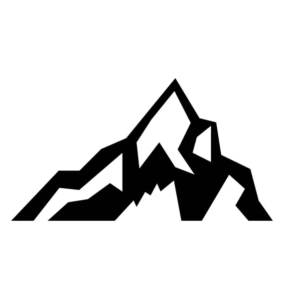 Top Hill Mountain Som Representerar Naturens Skönhet — Stock vektor