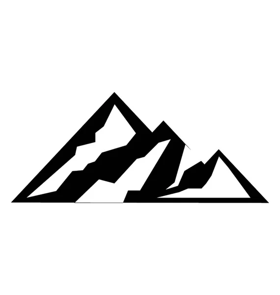 Ένα Βουνό Κορυφή Λόφου Που Εκπροσωπεί Την Ομορφιά Της Φύσης — Διανυσματικό Αρχείο