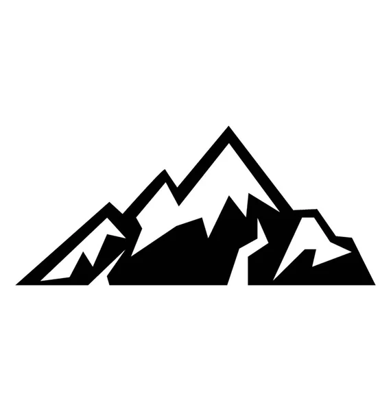 Uma Montanha Colina Superior Representando Beleza Natureza — Vetor de Stock