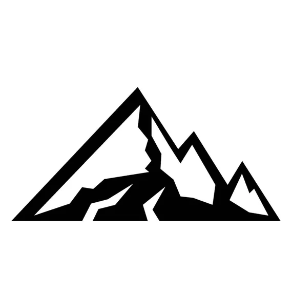 Una Montaña Cima Que Representa Belleza Naturaleza — Archivo Imágenes Vectoriales