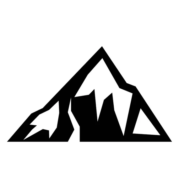 Una Montaña Cima Que Representa Belleza Naturaleza — Vector de stock