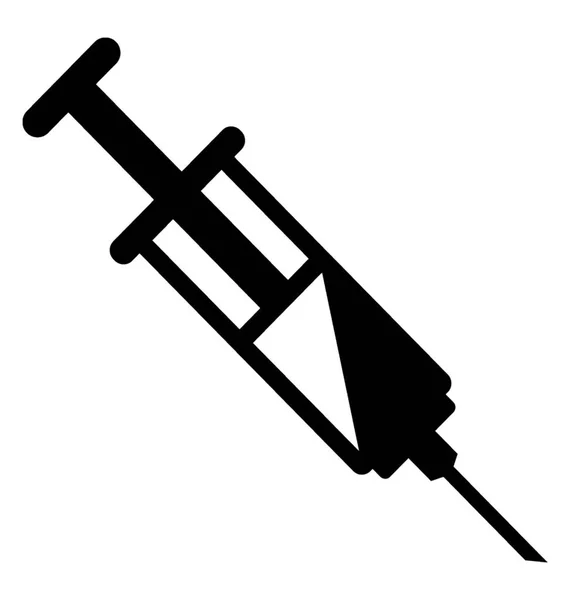 Injektion Som Presenterar Idén Drogen Injicerbara — Stock vektor
