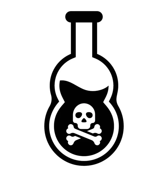 Bottle Chemical Icon Design — Stock Vector