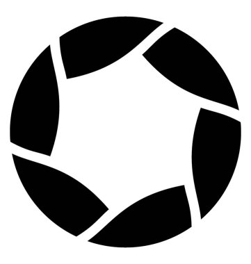 Katı vektör simge çekim