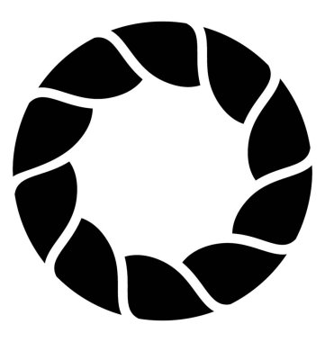 Katı vektör simge çekim