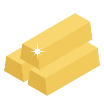 Altın külçe altın yığını temsil eden 