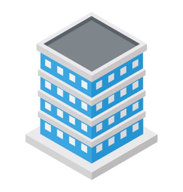 Yüksek bina belirtir iş merkezi 