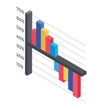 Yukarı ve aşağı birim barlarda cilt analizi gösteren bir simge 
