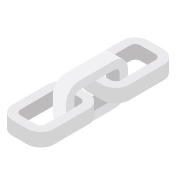 Zincir bağlantı seo backlink sembolüdür