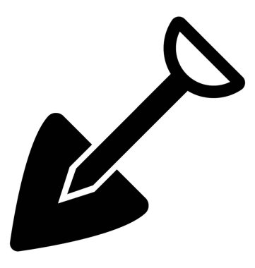 Bir kürek kürek, çamur kazmak için geniş bir bıçak aracıyla gibi 