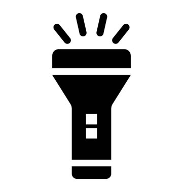 Seyahat, fener kullanılmak üzere bir pil içinde olan bir el ışık 