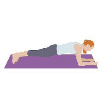 Push ups egzersiz düz simgesi tasarım