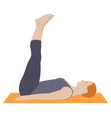 Fiziksel egzersiz düz simgesi tasarım, egzersiz kavramı 