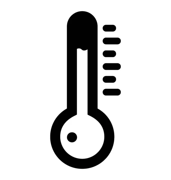 Temperatur Mätanordning Kallas Termometer — Stock vektor