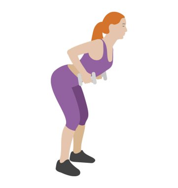 Düz simgesi tasarım, pazı kas halter egzersiz 