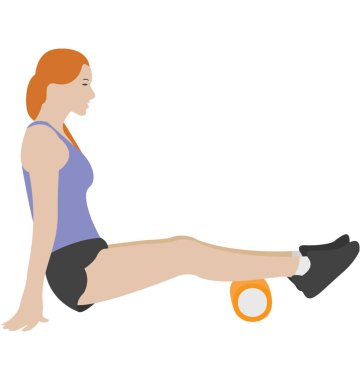 Fiziksel egzersiz düz simgesi tasarım, egzersiz kavramı 