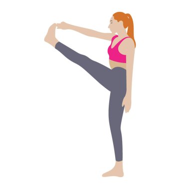 Aerobik egzersiz düz simgesi tasarım 