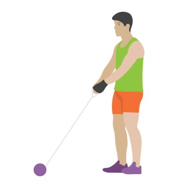 Düz simgesi, beyzbol oyuncusu 