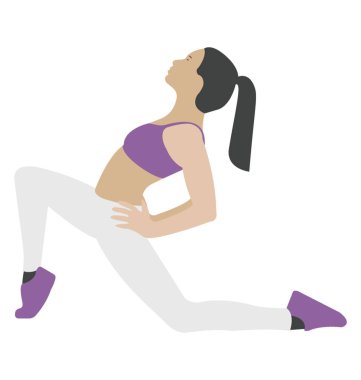 Damla aşağı spor streç egzersiz yapıyor kız 