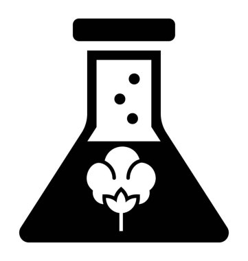 Pamuk üretimi için bir değirmen bir pamuk çiçek 