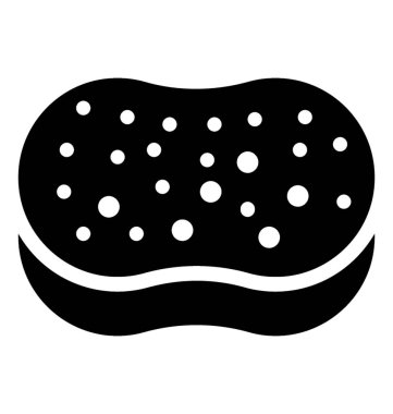 Sünger gibi bir köpük gibi bir temizlik araç 