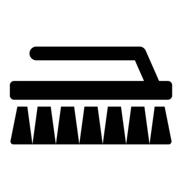 Temizlik için bir el fırça 