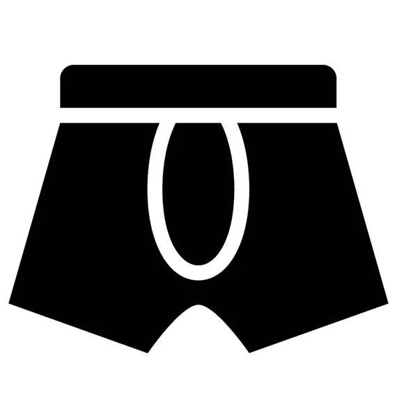 Ein Mann Unterwäsche Kleidungsstück Boxer — Stockvektor