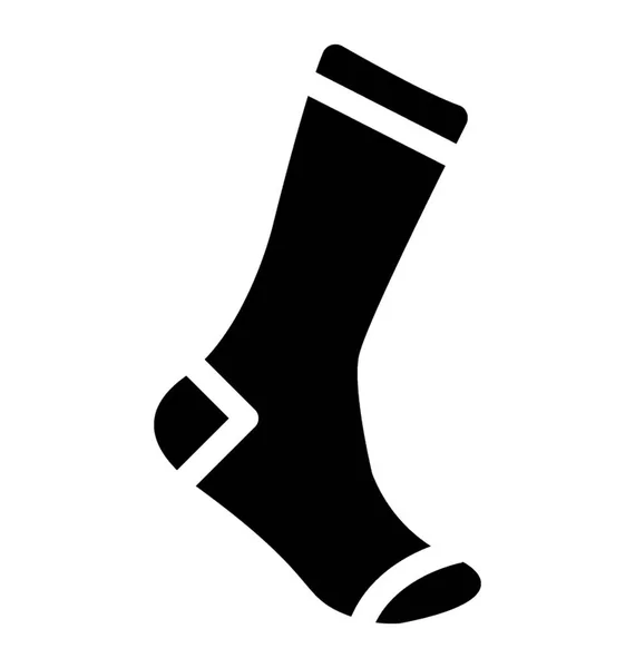 Baumwolle Gestrickte Socken Für — Stockvektor