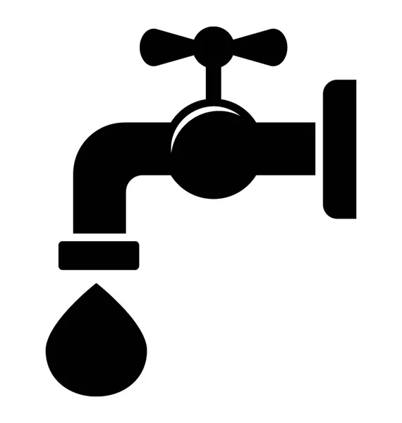 Grifo Para Servicio Agua — Archivo Imágenes Vectoriales