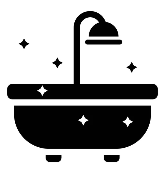 Ванна Купания — стоковый вектор