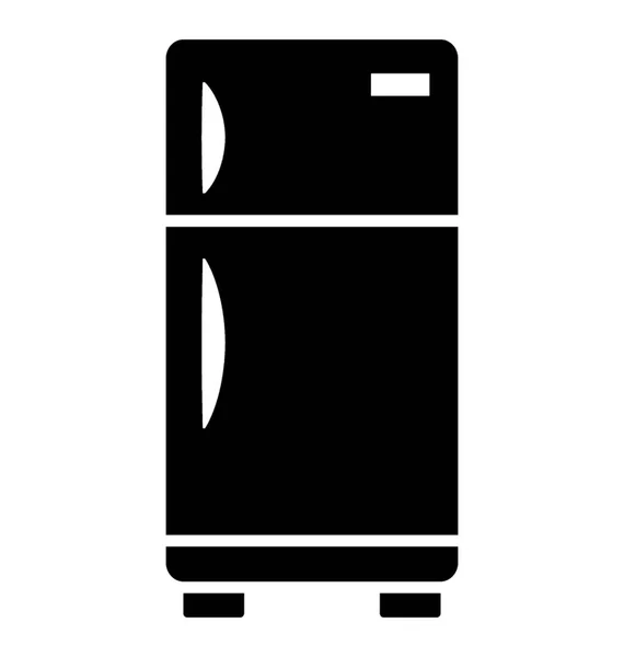 Dispositivo Eléctrico Enfriamiento Conocido Como Refrigerador — Vector de stock