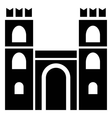 Bir antik Roma Kalesi 