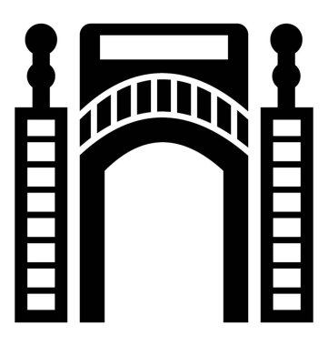 Eski bir tarzı bir Romen mimarisi 