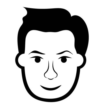 erkek avatar satırı simgesi 