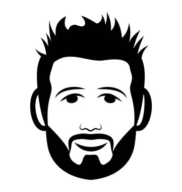 Yetişkin erkek avatar satırı simgesi 