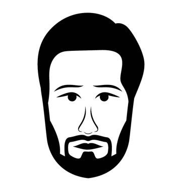 Yetişkin erkek avatar satırı simgesi 