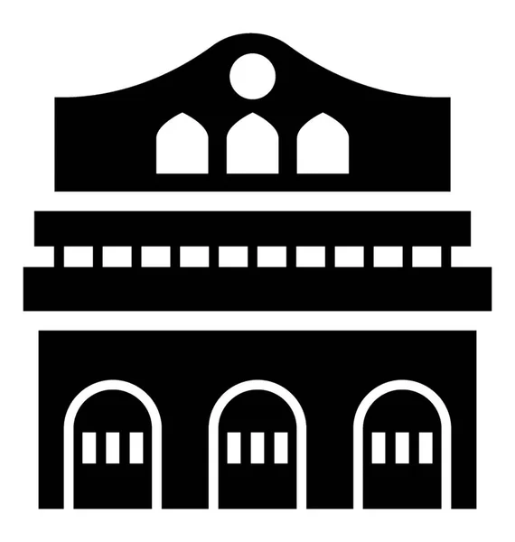 ローマの寺院 ガザミ寺 — ストックベクタ