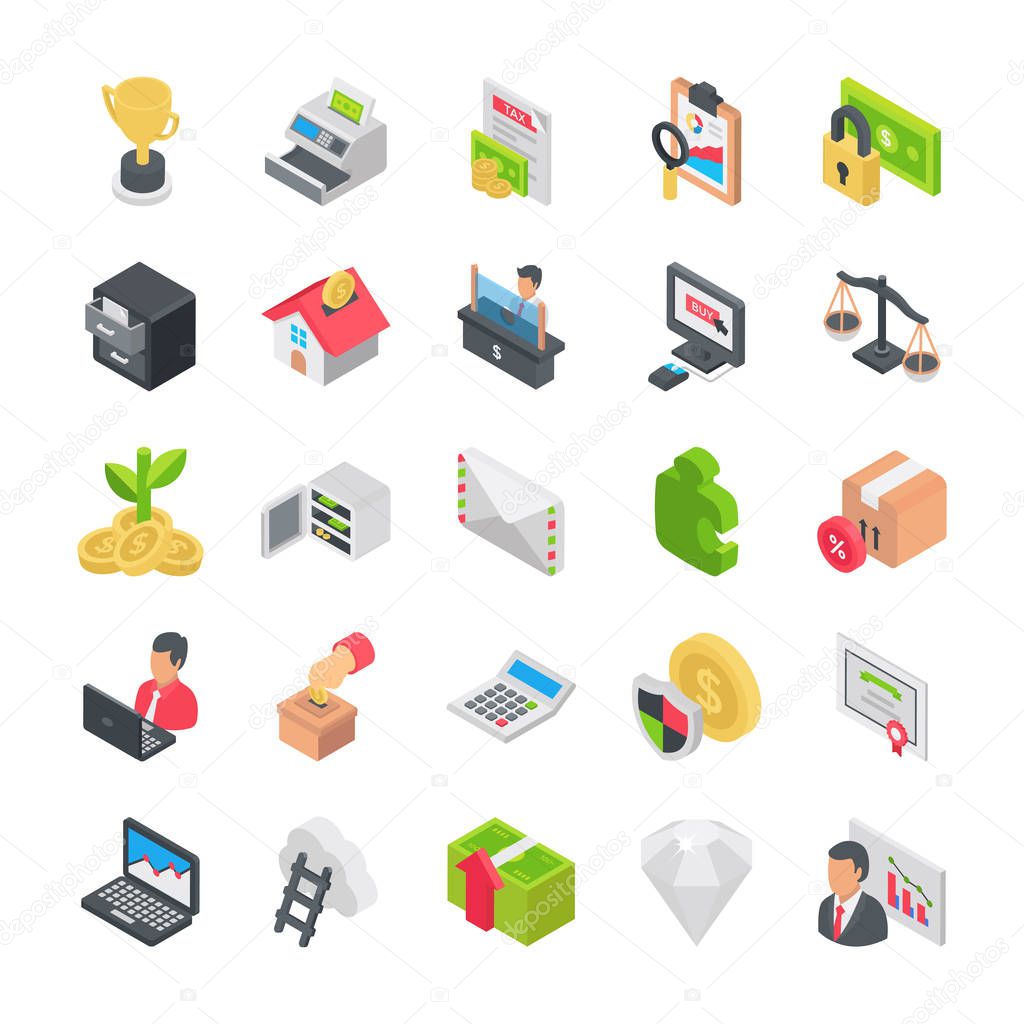 Pack of Business Icons 