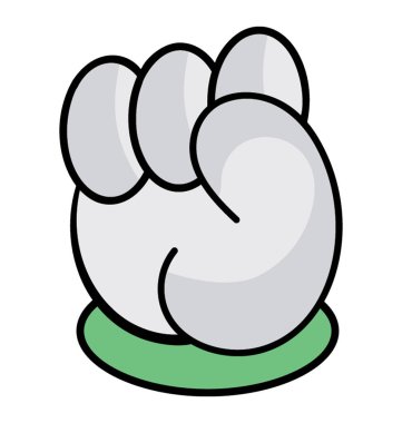 Güç sembolü, yumruk el, 