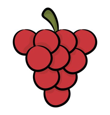 El simgesi üzüm demet çekilmiş
