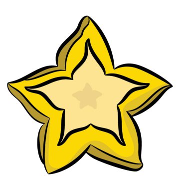 Yıldız şekilli meyve simgesi