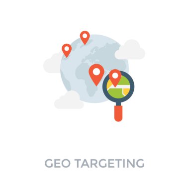 Yer bulucu, illüstrasyon hedefleme geo 