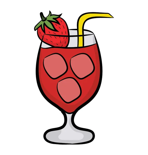 Fruit Drink Icon Design — Stock Vector