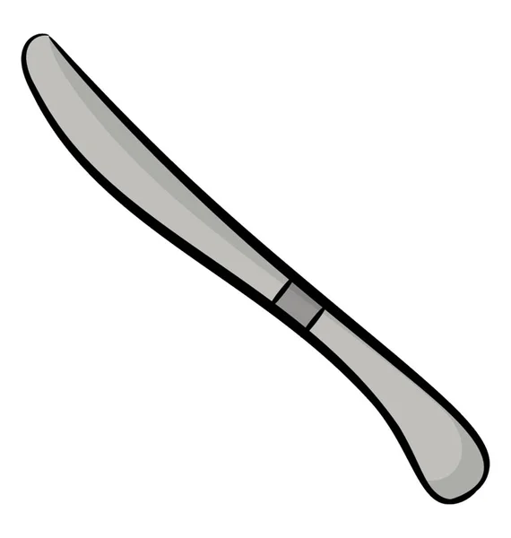 Hand Drawn Icon Breakfast Knife Jam Knife — Stock Vector